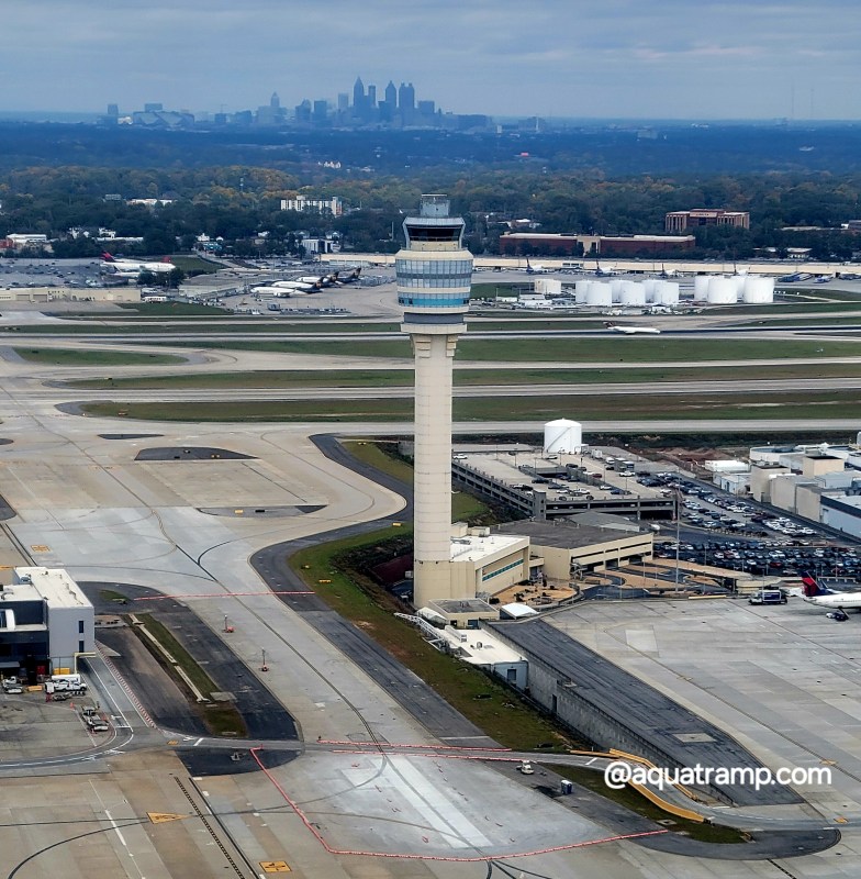 The Control Tower at ALT airport in Atlanta.